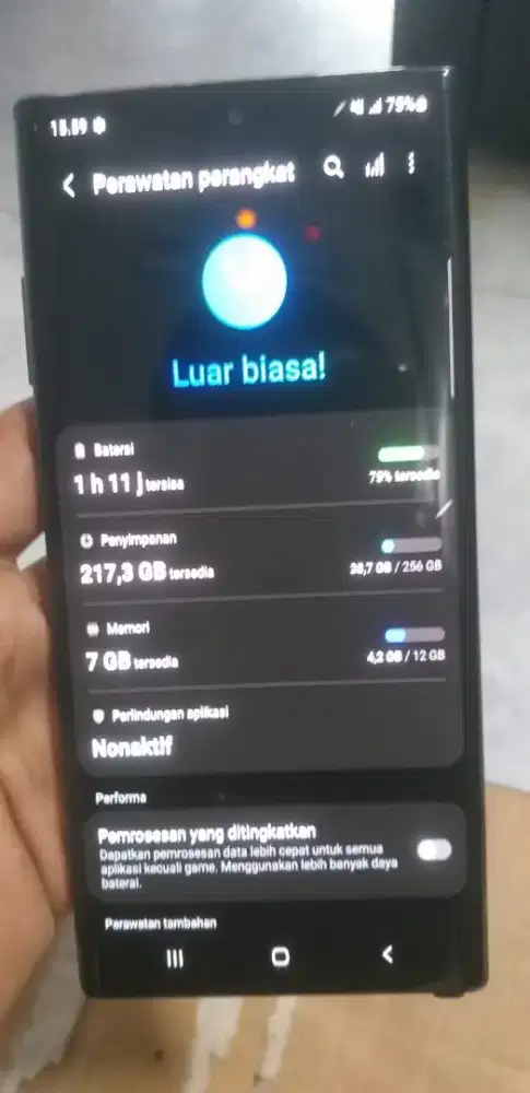 Samsung note 10+ 12/256  BATANGAN