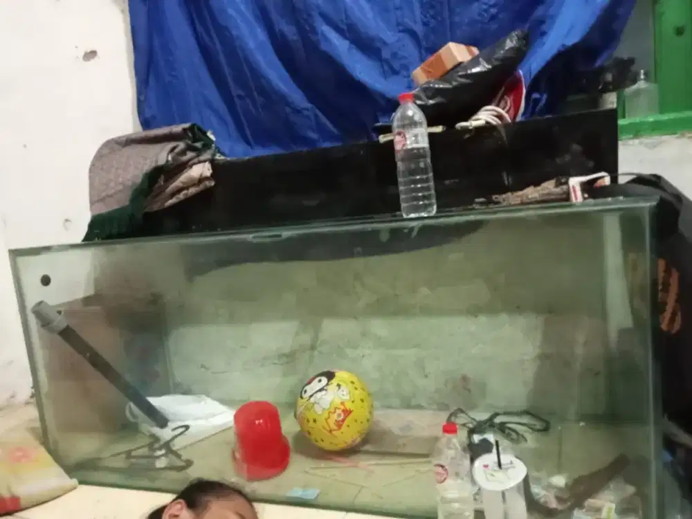 Aquarium tebal dan panjang