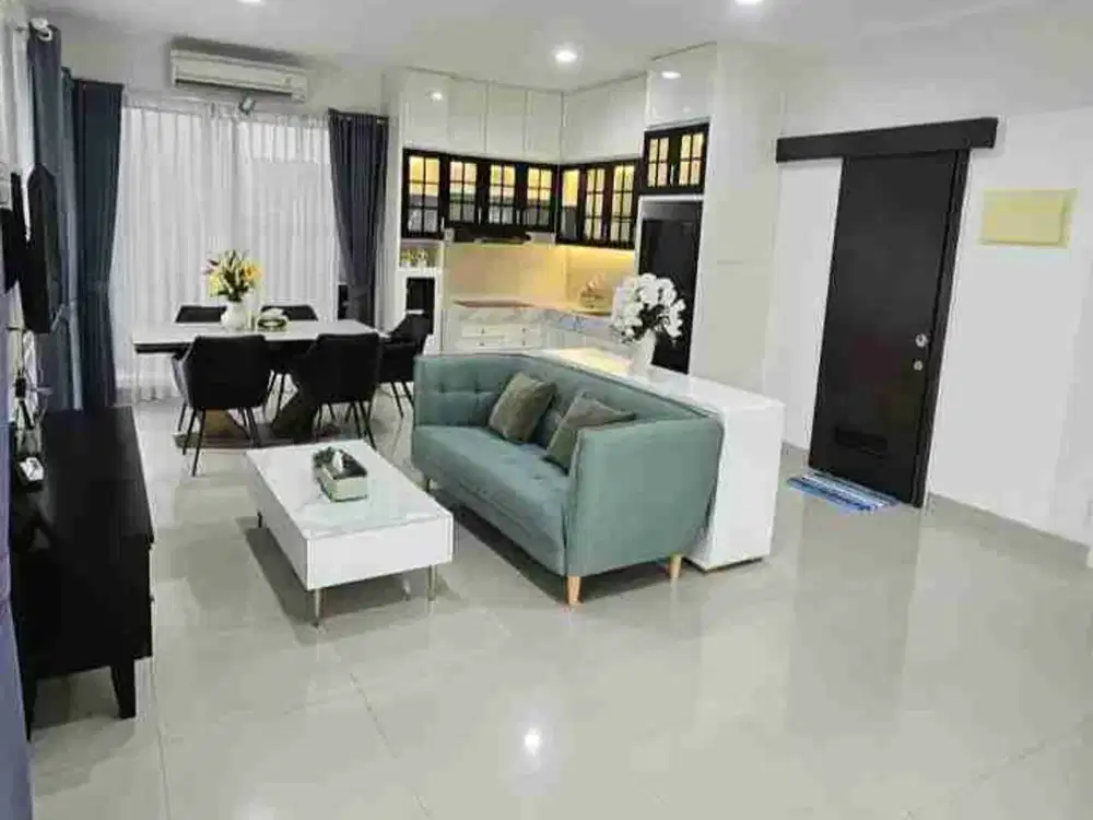 sewa rumah furnish cantik milenial PIK2 Hook siap huni