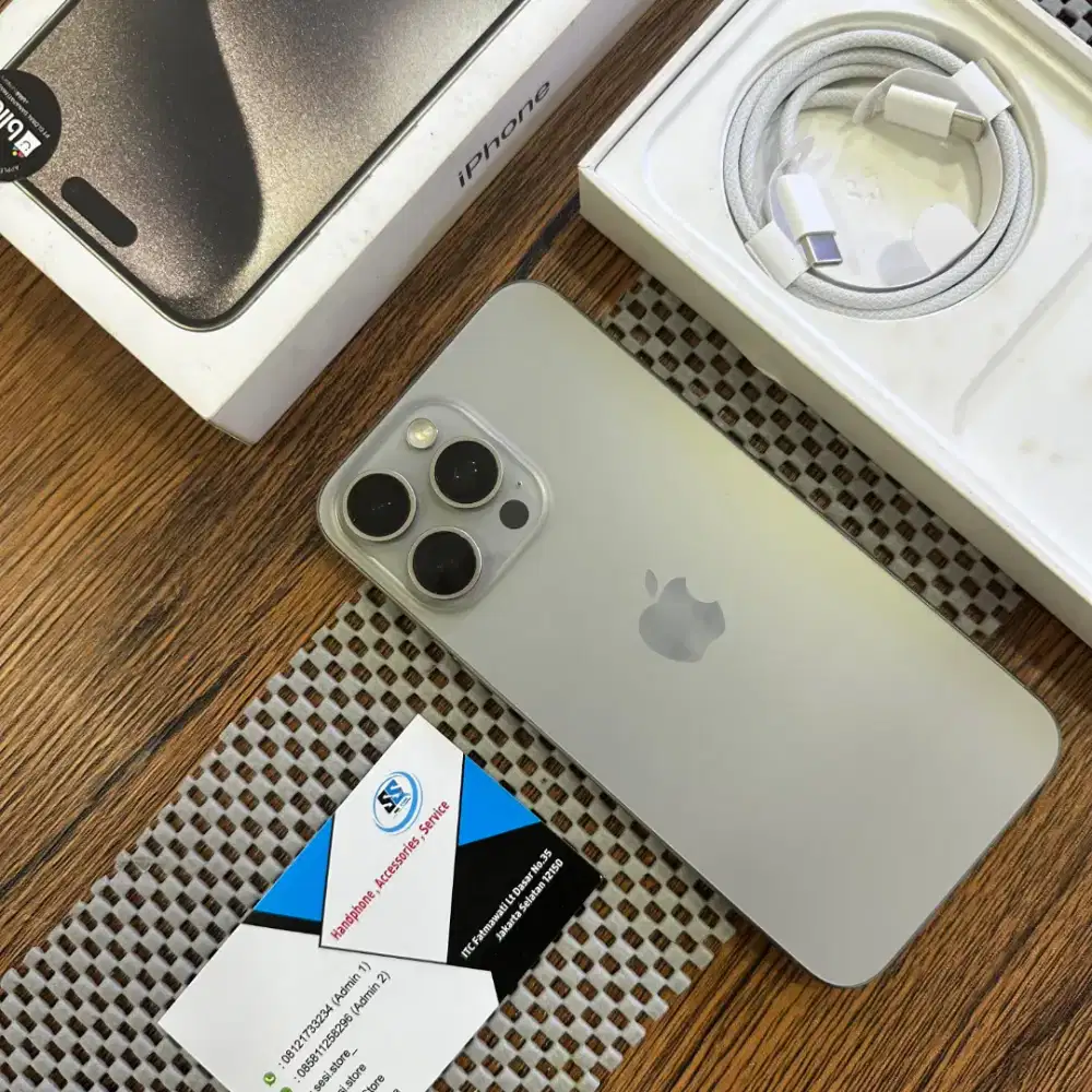 Iphone 15 promax 256gb natural ex ibox jual cepet gass !!