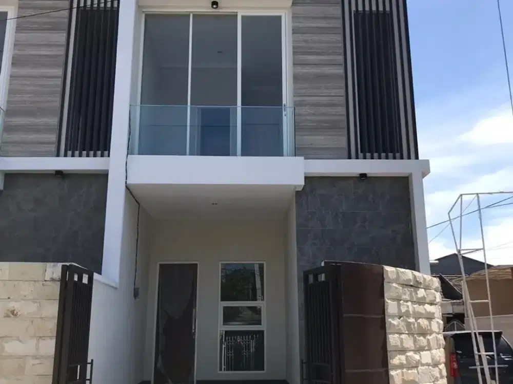 Rumah Sutorejo minimalis baru gress, lokasi strategis, dekat kampus ITS, ready, siap pakai