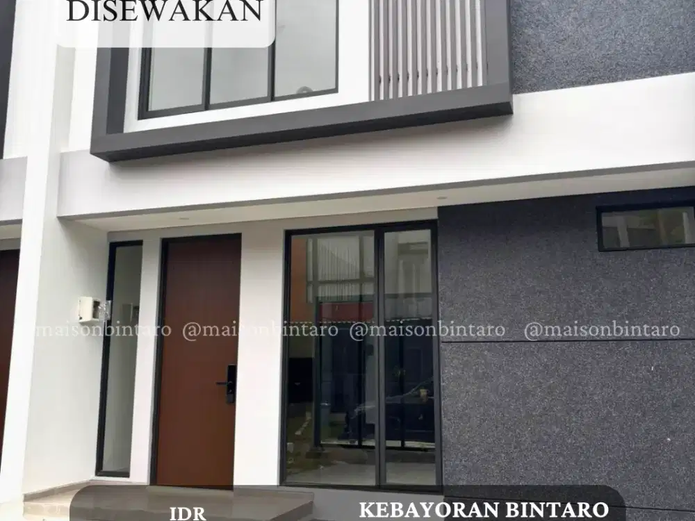 Disewakan Rumah di Kebayoran Bintaro Sektor 7 (SP 0713)