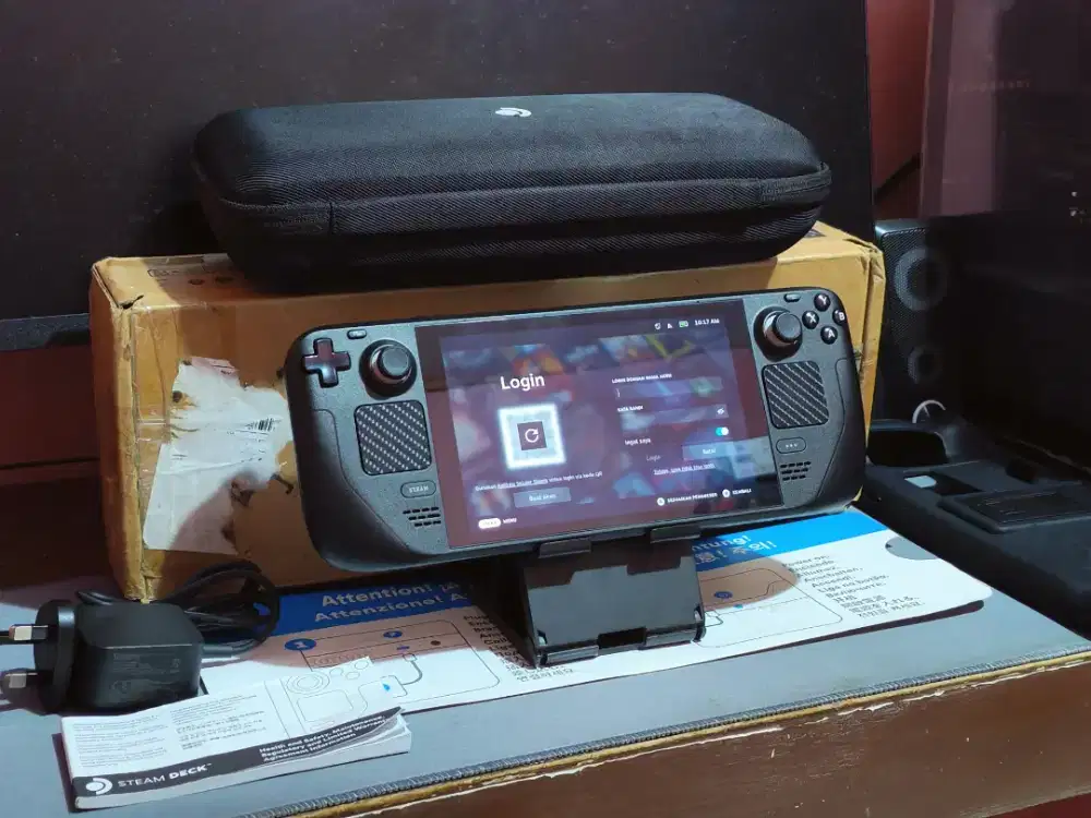 Steam Deck lcd 1tb upgrade fullset mulus !!!