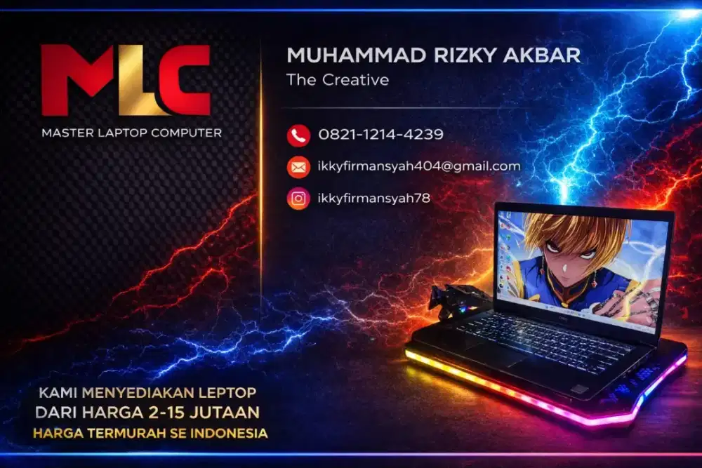 Anda cari laptop buat kantor kuliah edit gaming MLC STORE SOLUSI NYA