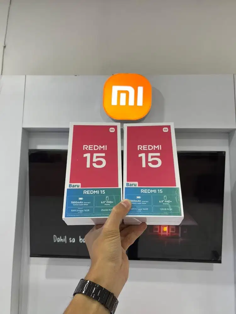 Promo Redmi 15 Ram 8/128 & Ram 8/256 Baru,Segel,Bergaransi