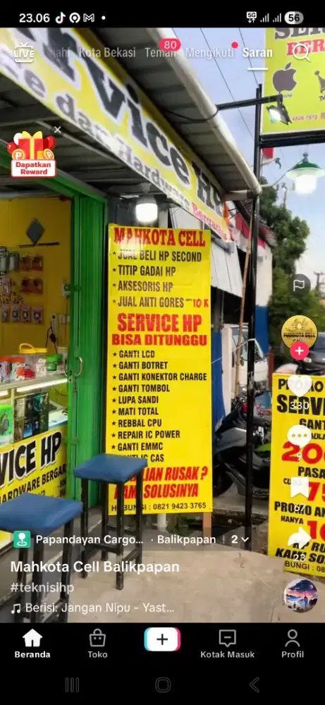 Loker jaga konter pulsa