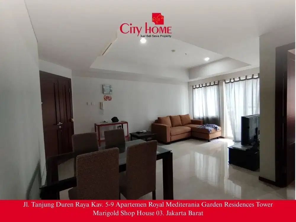 Sewa Apartemen Full Furnished Royal Mediterania Garden Residences
