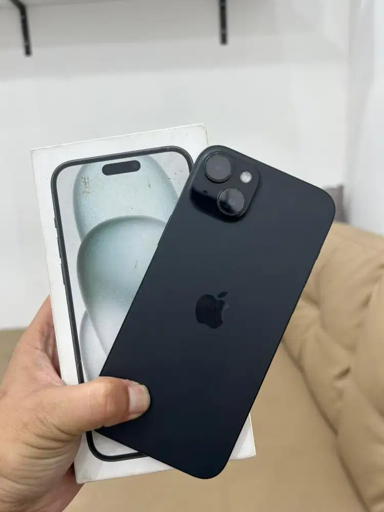 IPHONE 15 PLUS BLACK 128GB RESMI