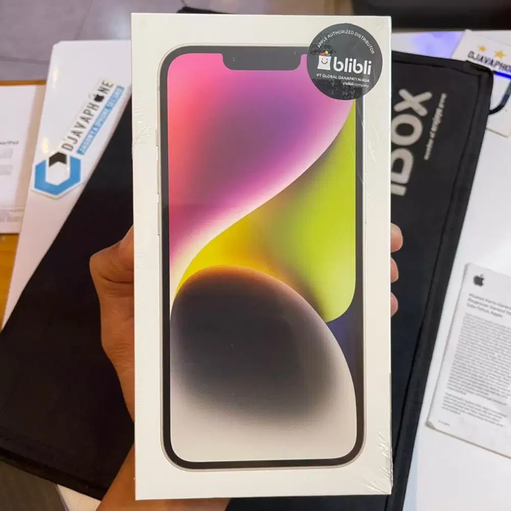 iPhone 14 Starlight 128GB NEW Garansi Resmi iBox 1 Tahun