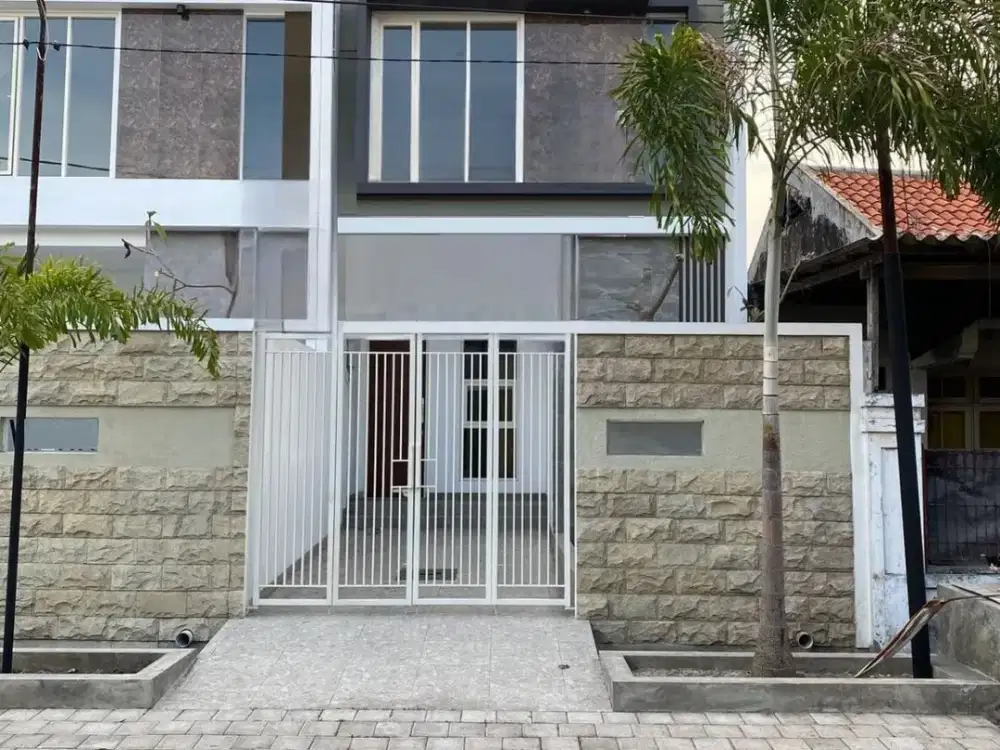 Rumah Medokan Asri, bangun dari nol, kualitas bangunan bagus, pakai bata merah