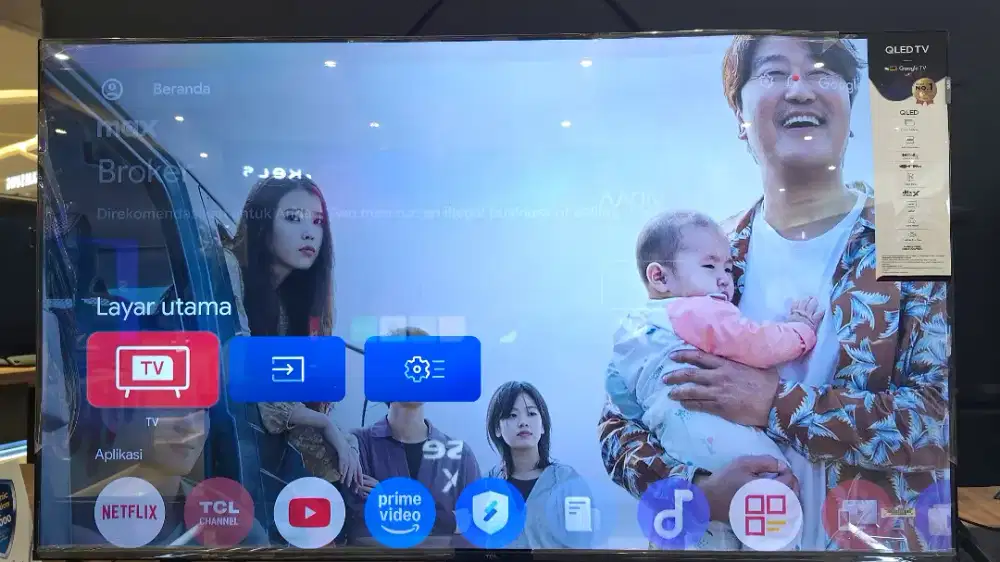 TCL QLED GOOGLE TV 4K 50INCH