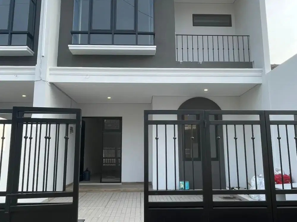 Rumah Rambutan Pondok Chandra, baru Gress Minimalis, bangunan 2 lantai