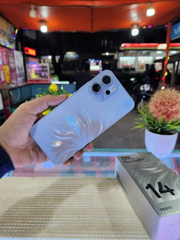 Oppo Reno 14F 5G Ram 8+8Gb/256Gb Fullset Mulus Original 100% Bergarans