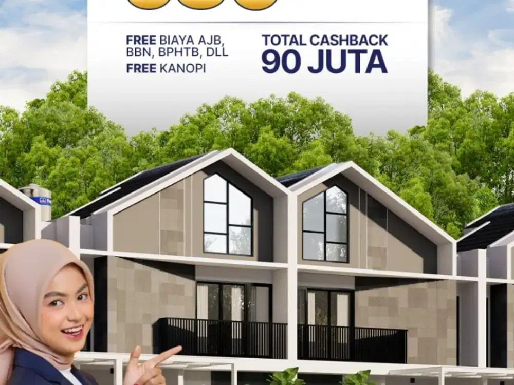 Rumah 2 Lantai 580 Juta Nett, All In Sampai SHM