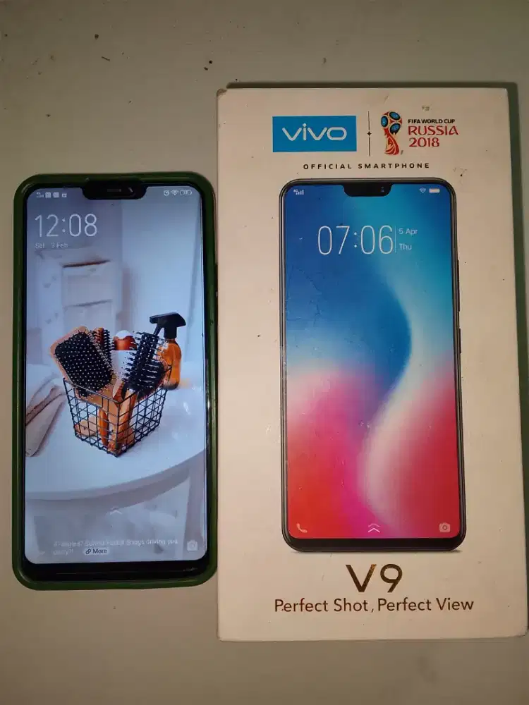 Vivo v9 Ram 4/64 warna hitam