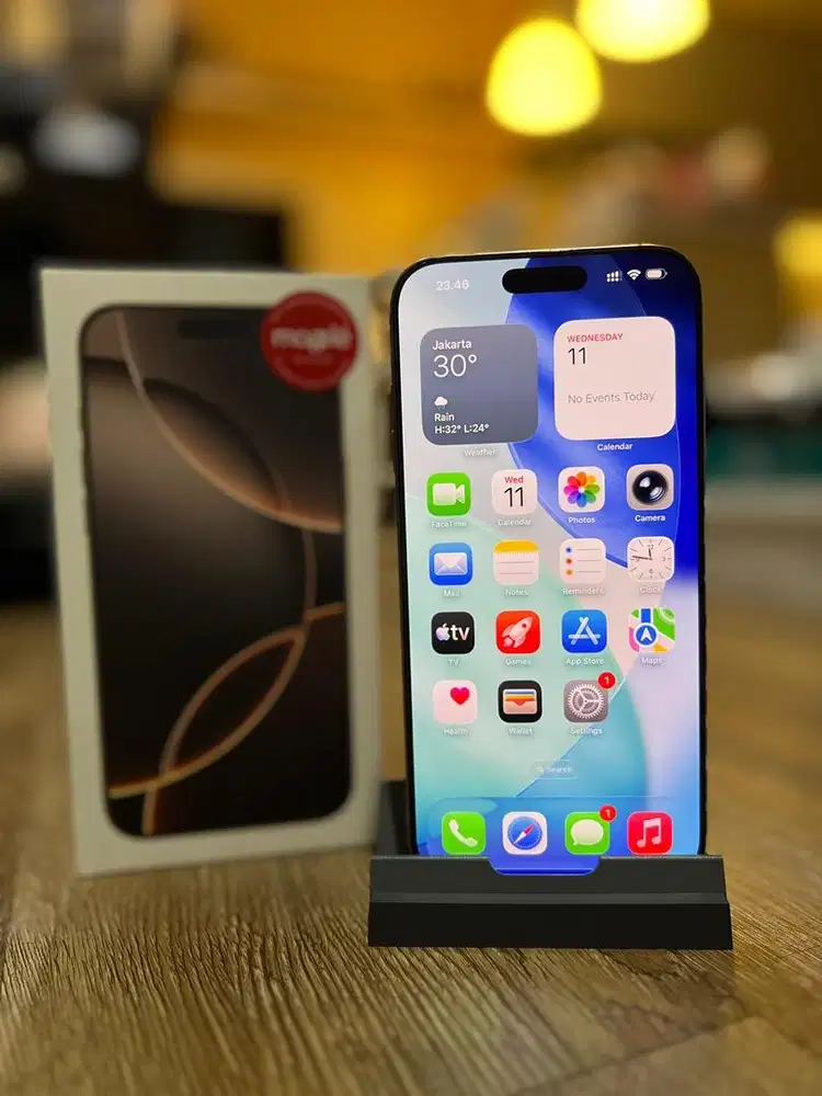 Jual Iphone 16 Pro Max Desert Titanium 256GB Garansi Resmi Indo