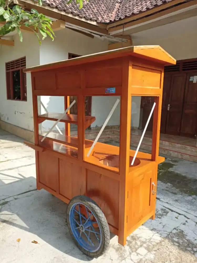 Jual Gerobak Angkringan,Bakso,Mie Ayam,Bubur,Roti BakardlL.