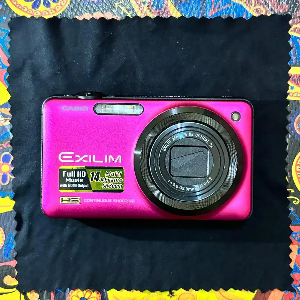 Digicam Casio Exilim EX-ZR10 pink Full set Box