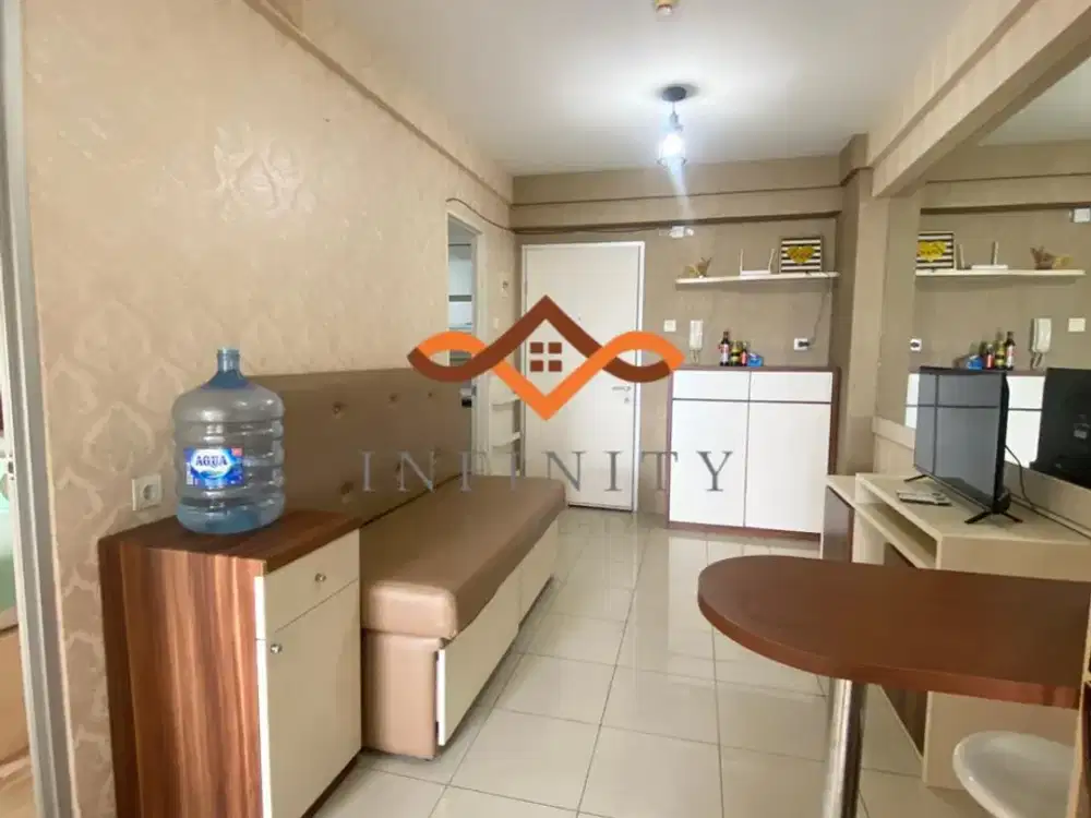 Apartemen Green Bay Pluit Tipe 2 Bedroom Full Furnished View ke Laut + 3 AC Uk. 42 M2
