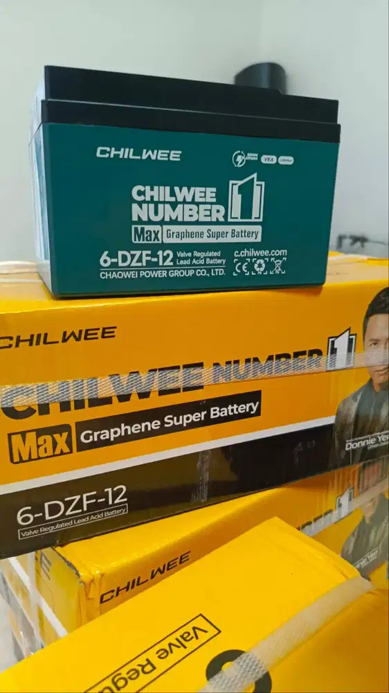 BANYAK DICARI! AKI CHILWEE 48V 12Ah FULL SET 4 PCS – ORDER SEKARANG!