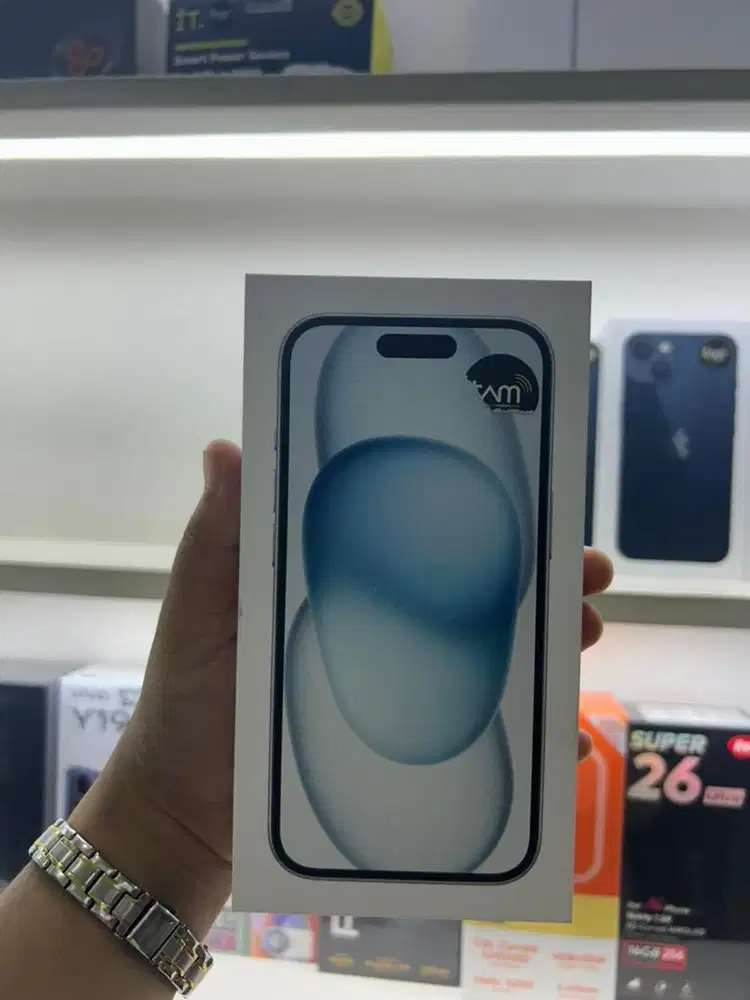 IPHONE 15 128GB BLUE NATIONAL RESMI