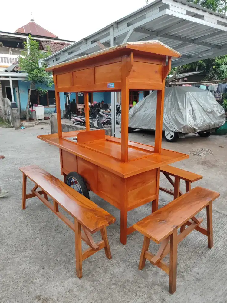 Jual Gerobak Angkringan,Bakso,Mie Ayam,Bubur,Roti BakardlL.