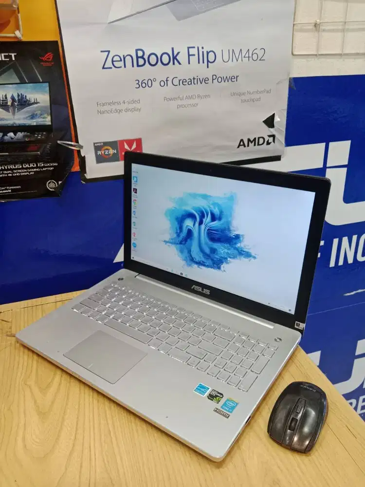 DIJUAL LAPTOP GAME DAN EDITING ASUS N550JK CORE i7 RAM 16GB SSD 256GB