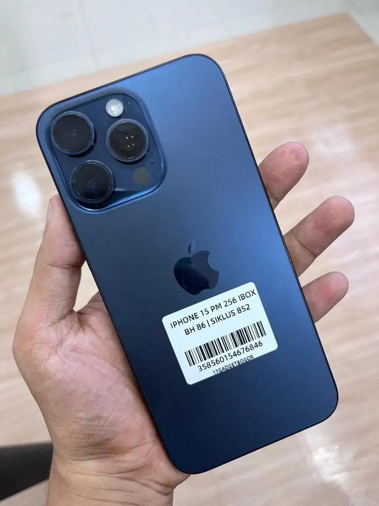 Iphone 15 promax 256 gb blue bh 86