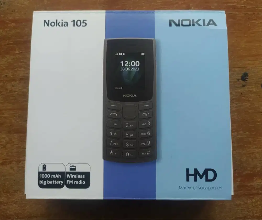 [BNOB] NOKIA 105 DUAL SIM (2024) (HMD Garansi Resmi Indonesia)