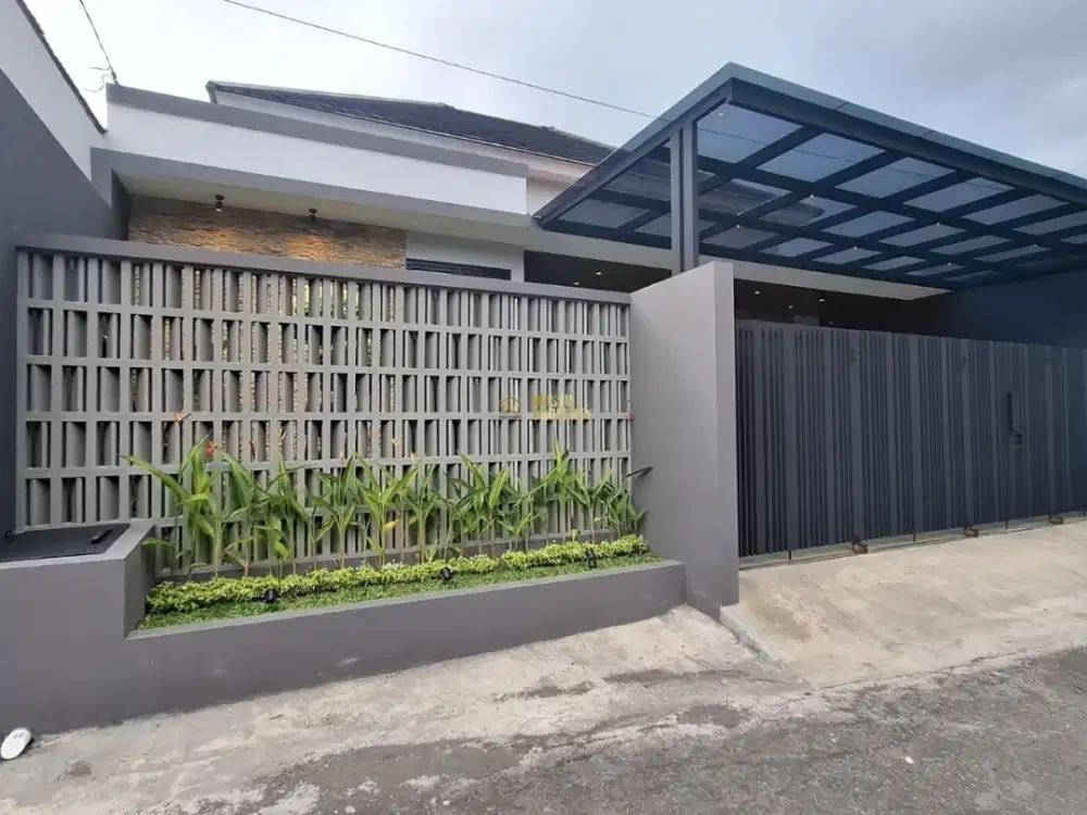 RUMAH SIAP HUNI, DESAIN KEKINIAN DEKAT CANDI SAMBISARI DI PURWOMARTANI, KALASAN