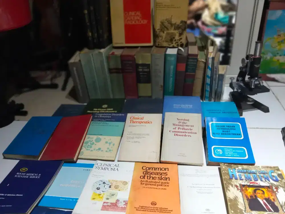 Jual buku langka tentang medis atw kedokteran dan mikroskop