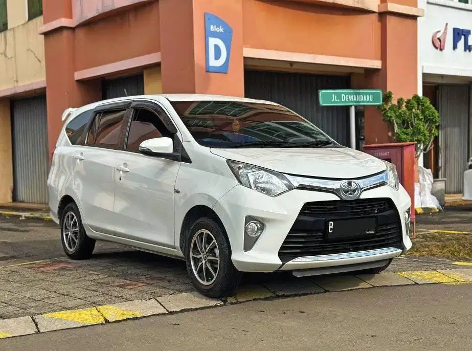 Jual Cepat : Toyota Calya 1.2 G AT 2019 Putih KM 30rb Service Record