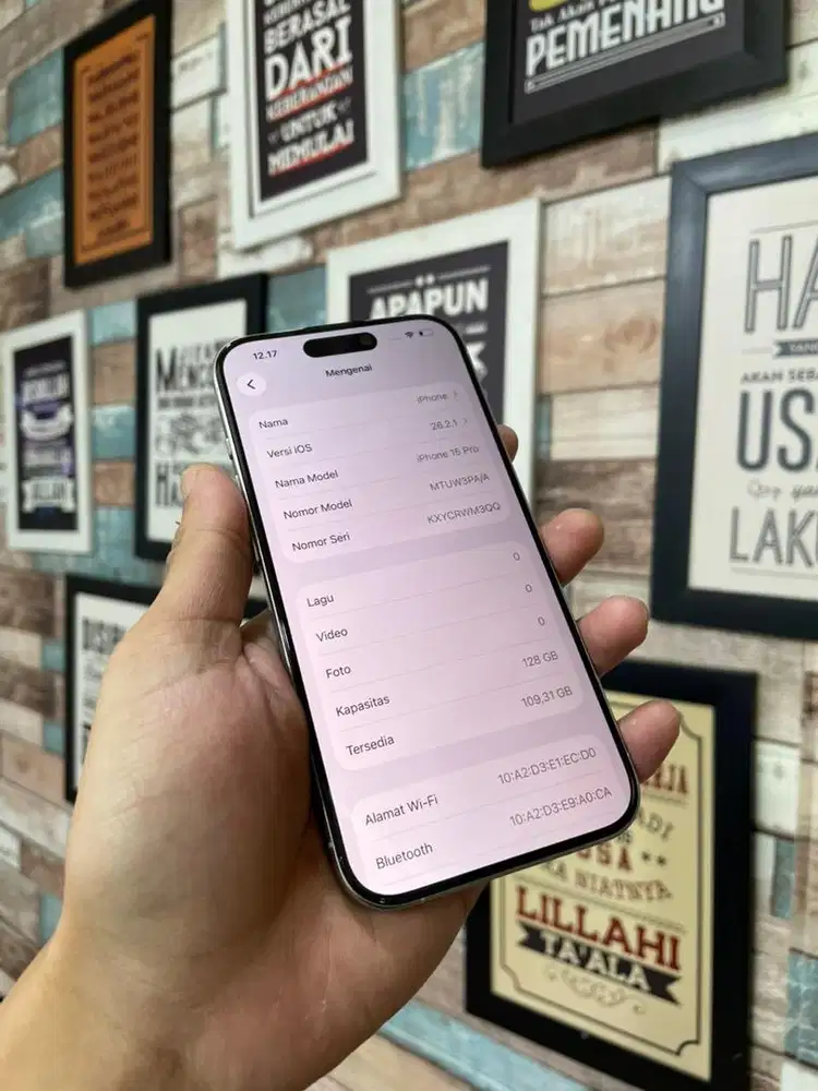 iphone 15 pro 128 resmi ibox white titanium