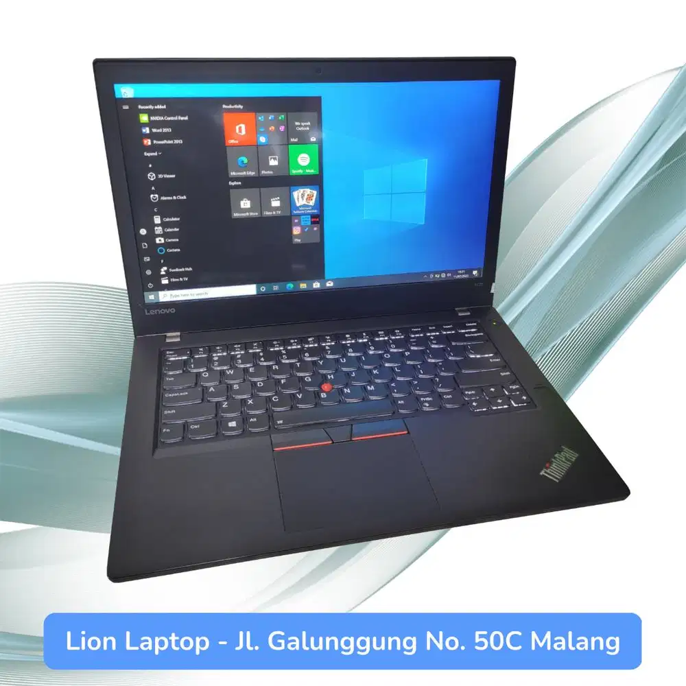 RAM 8GB SSD 256GB i5 Touchscreen Lenovo Thinkpad T470 [12|02]