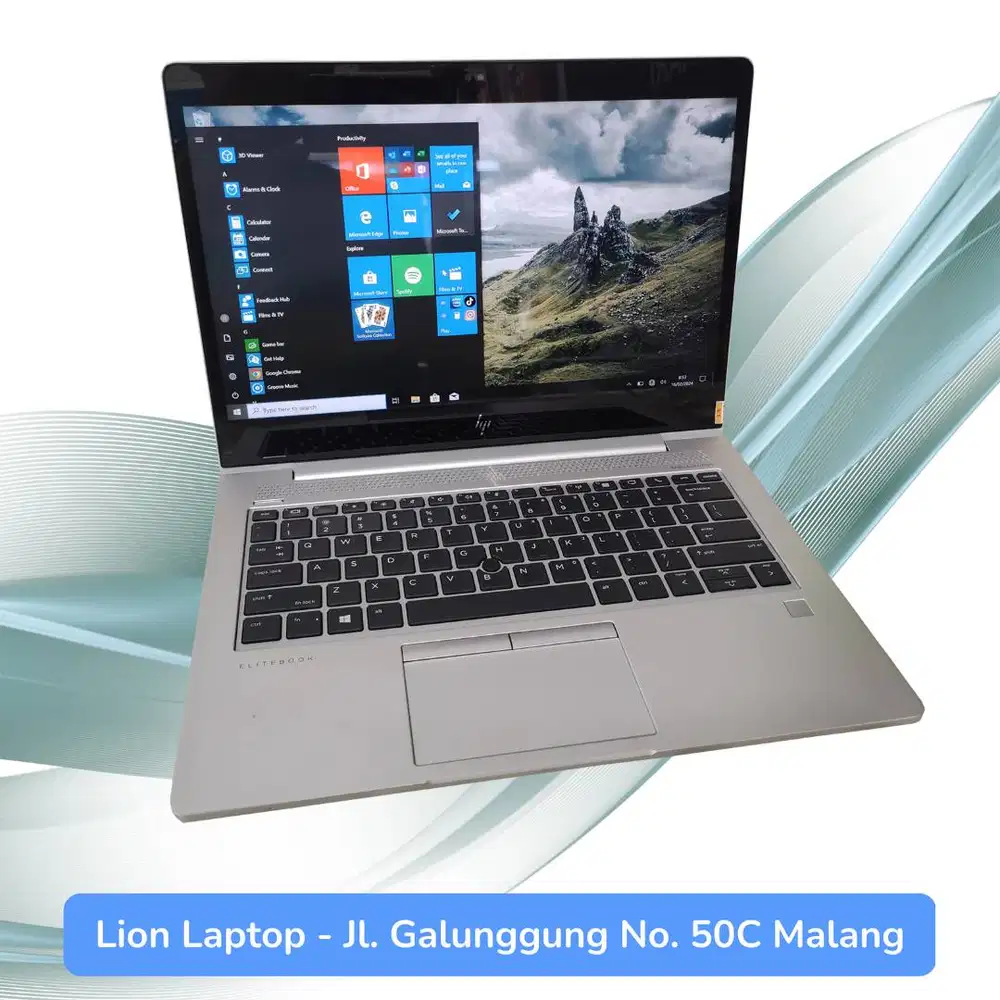 Core i7 gen 8 RAM 8GB Touchscreen Slim HP Elitebook 830 G6 [12|02]