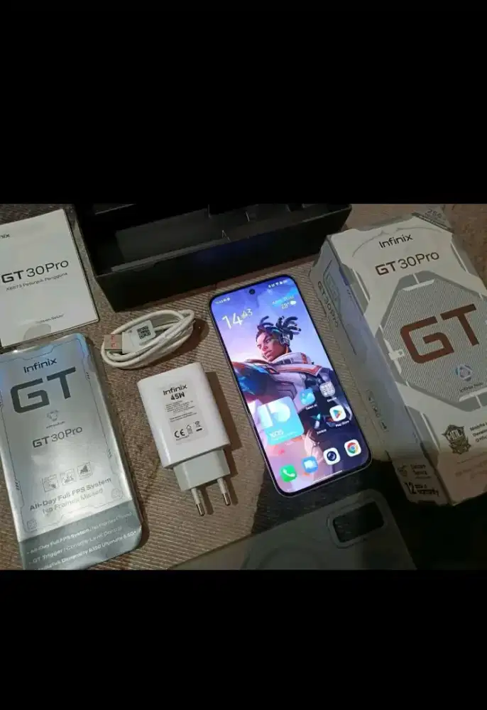 Infinix gt 30 pro 5G 12/512 fullset grs