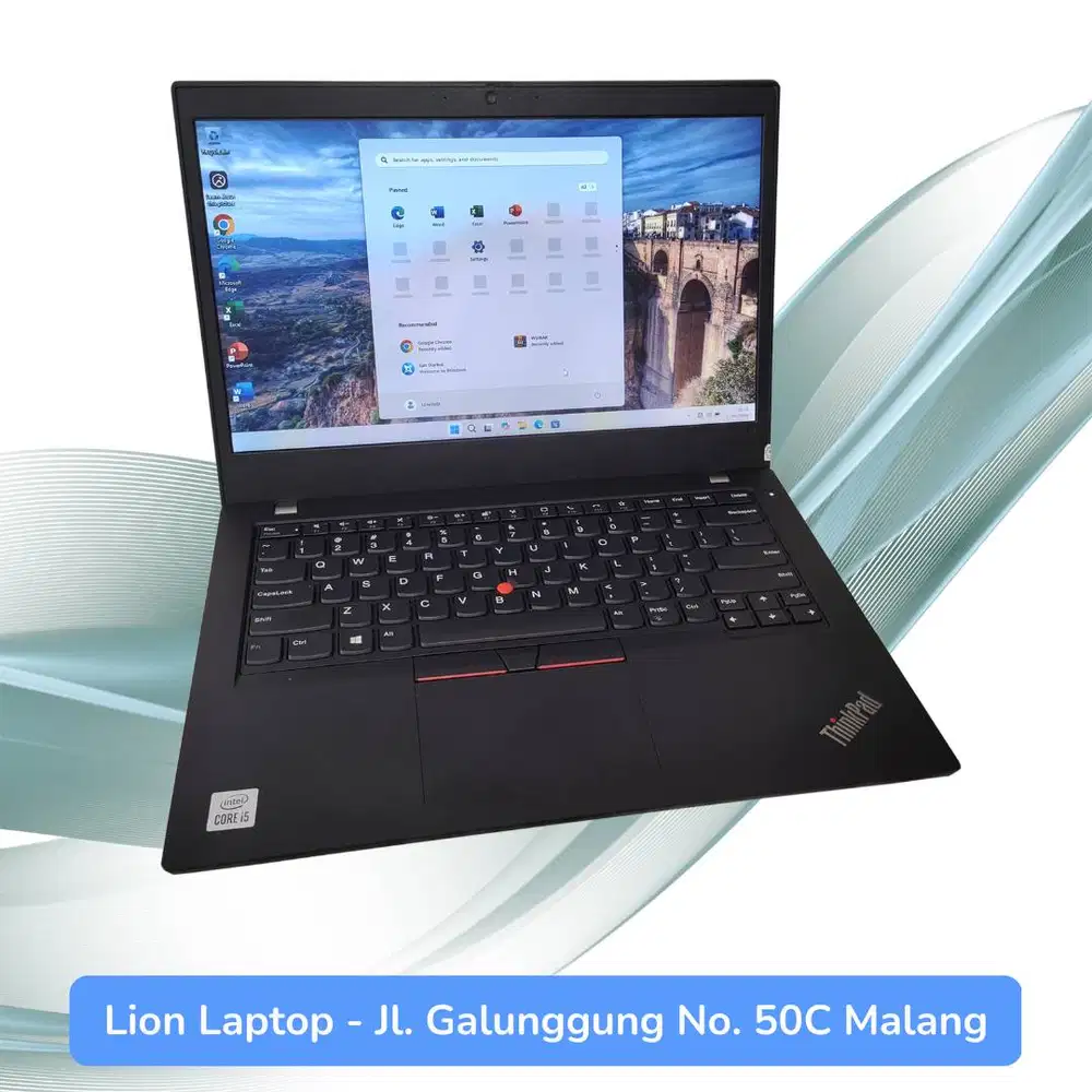 i5 Gen 10 Murah RAM 8GB SSD 256GB Lenovo Thinkpad L14 [12|02]