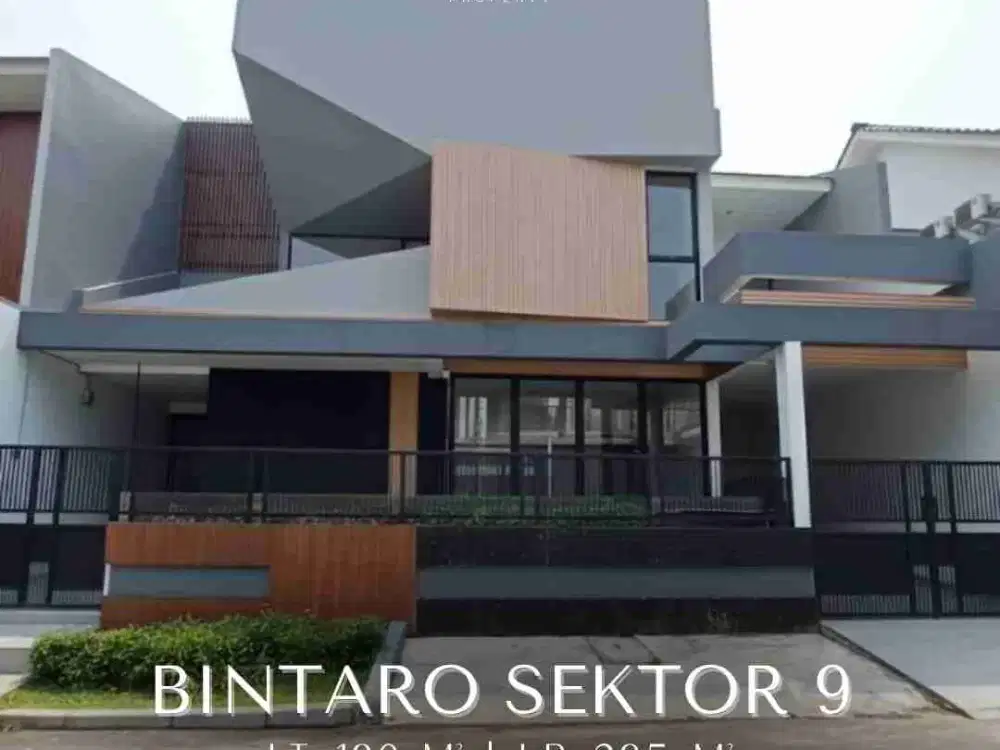 Di jual rumah baru ada kolam renang di bintaro sektor 9