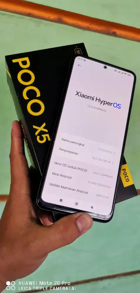 POCO X5 5G RAM 6+2/128Gb Unit Dusbok
