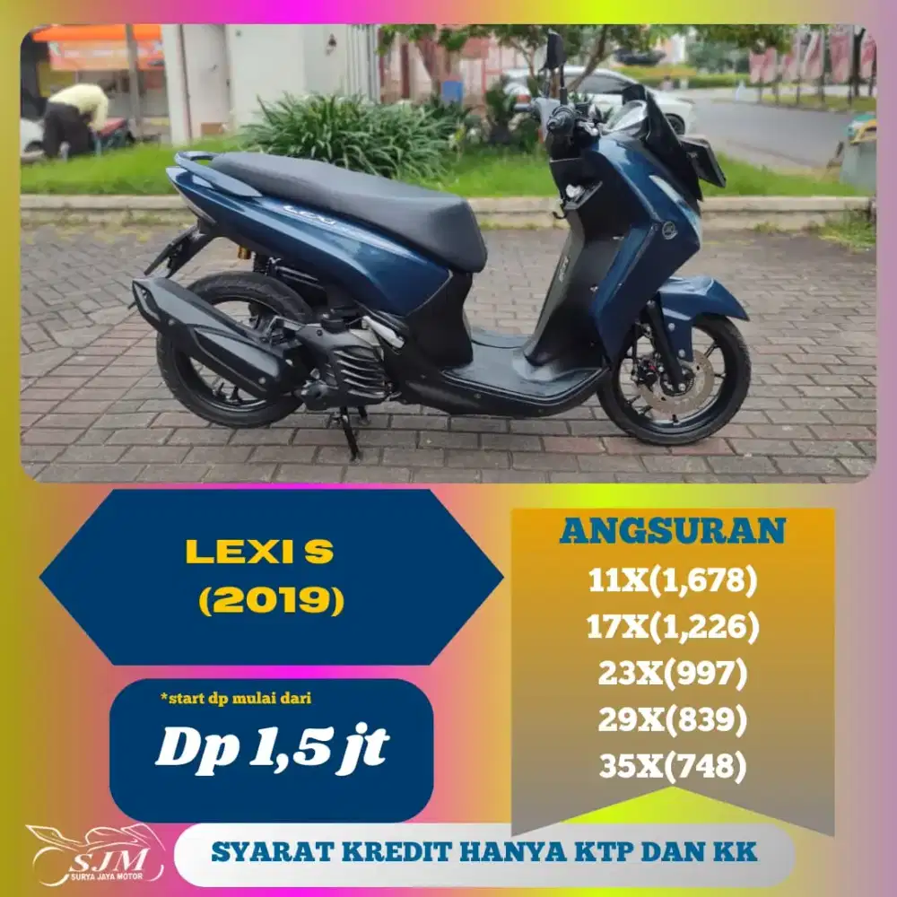 YAMAHA LEXI S 2019 SIAP PAKAI