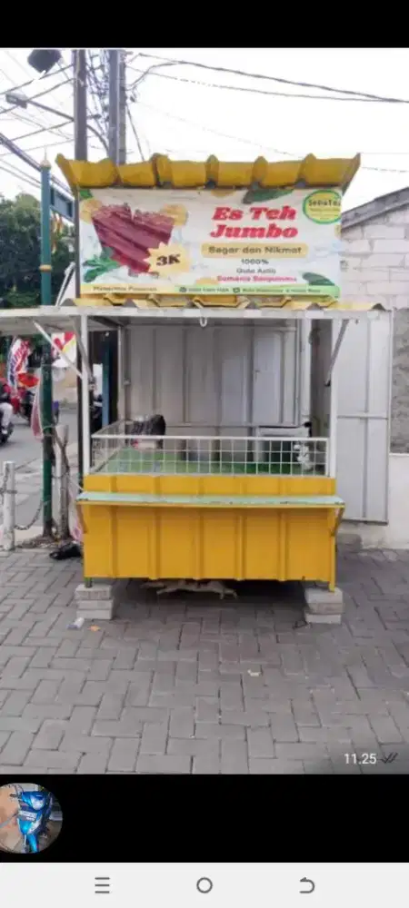 Jual murah Gerobak Kontainer Kondisi Msh Bgs Msh Lyk Pake