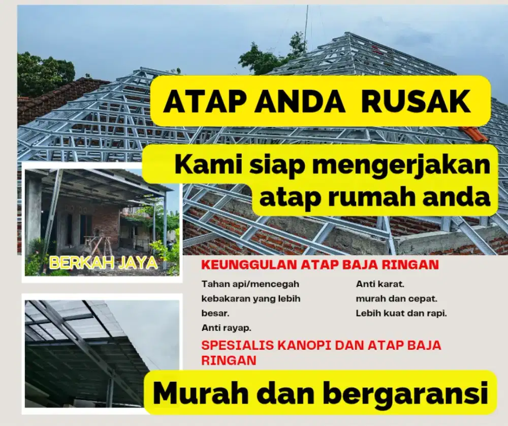 Renovasi atap rumah