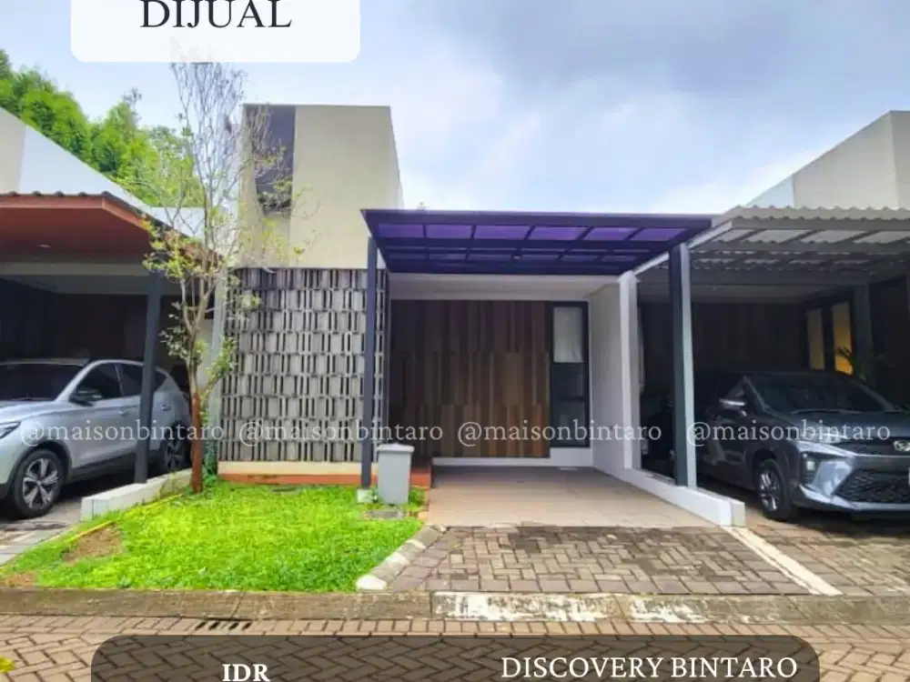 HOT DEAL! Rumah 1 Lantai di Discovery Bintaro — Harga Menarik (SP 0800)