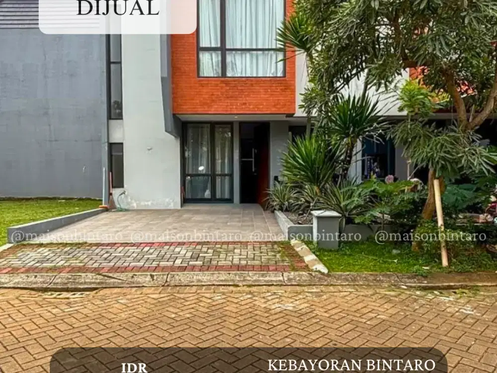 SIAP HUNI & LOKASI PREMIUM! Rumah 2 Lantai di Kebayoran Bintaro — Lingkungan Nyaman, Akses Super Strategis (SP 0684)