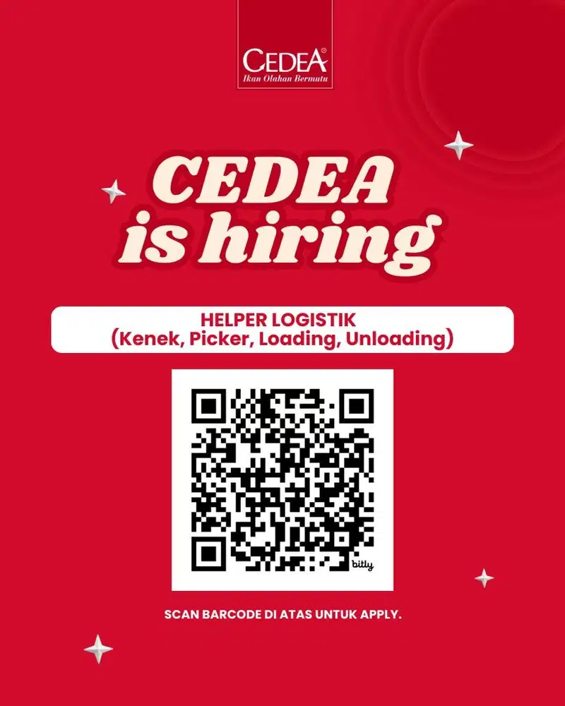 DICARI: HELPER LOGISTIK