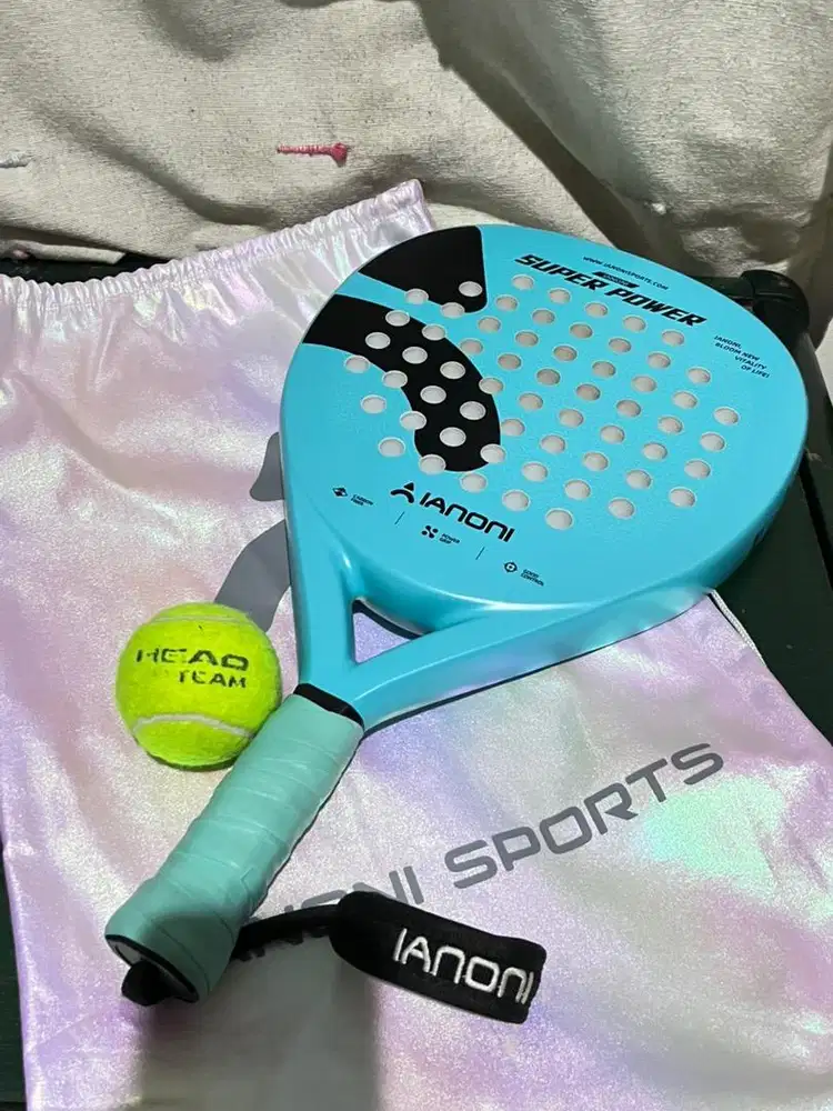 Dijual Ianoni Super Power Carbon Raket Padel Mulus