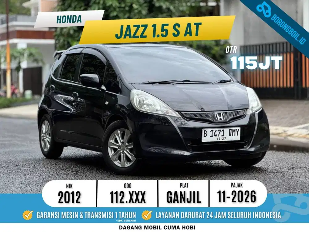Jazz 1.5 S AT 2012 Hitam