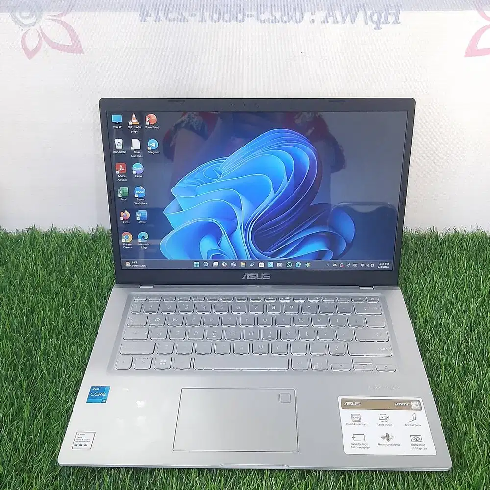 ASUS VIVOBOOK A1400E CORE I3-1115G4 RAM 8GB NVME 512GB KEYBO BAKLIGHT