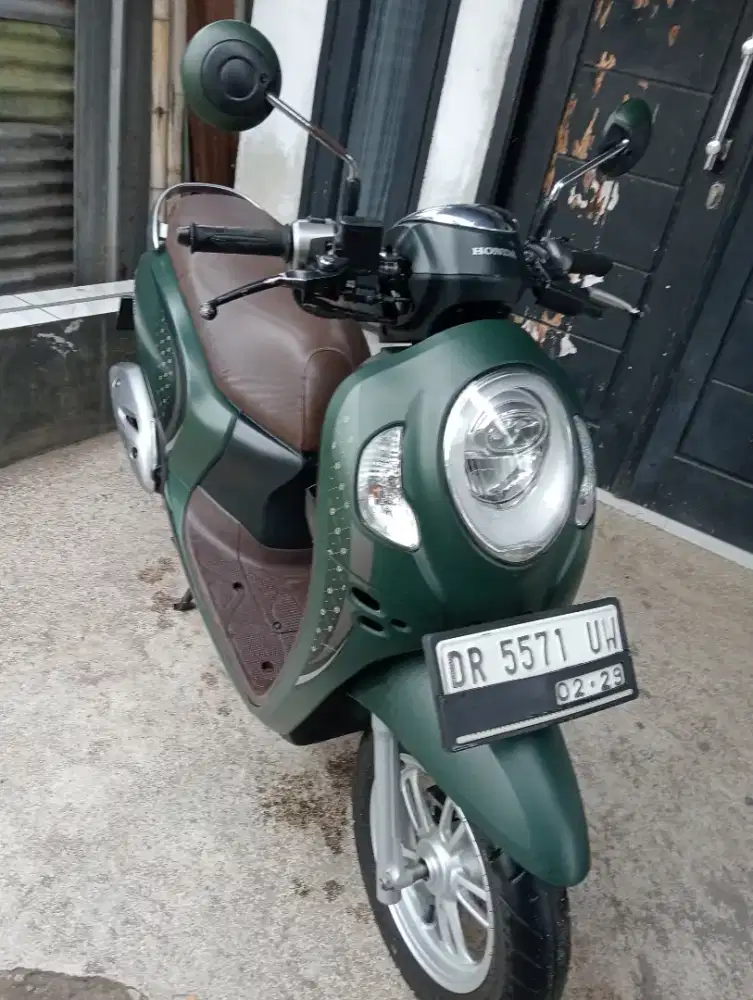 Scoopy prestage 2024 ss lengkap pajak baru motor masih mulus