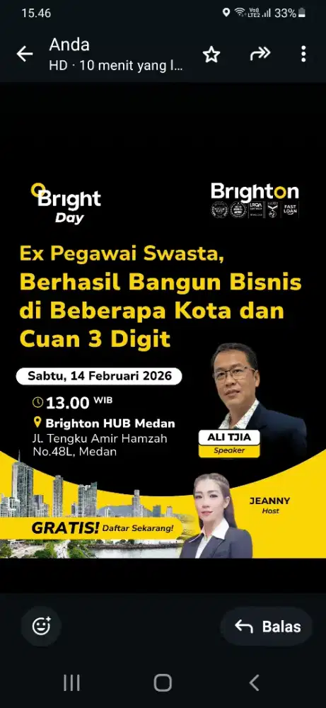 Lowongan kerja brighton
